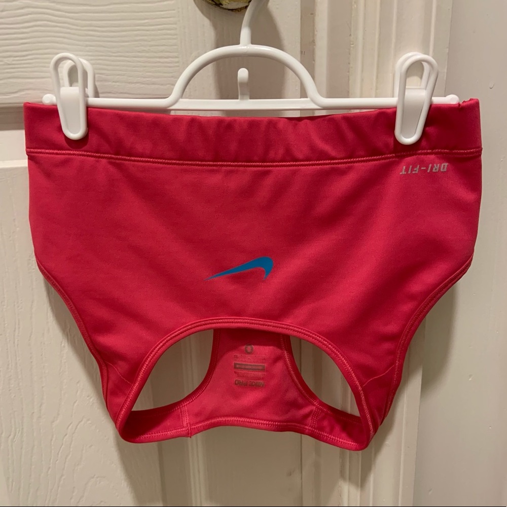 Nike Dry-Fit Pink Swoosh Sports Bra